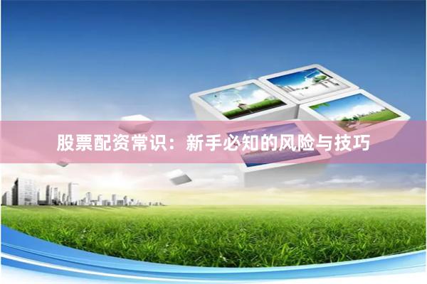 股票配资常识：新手必知的风险与技巧